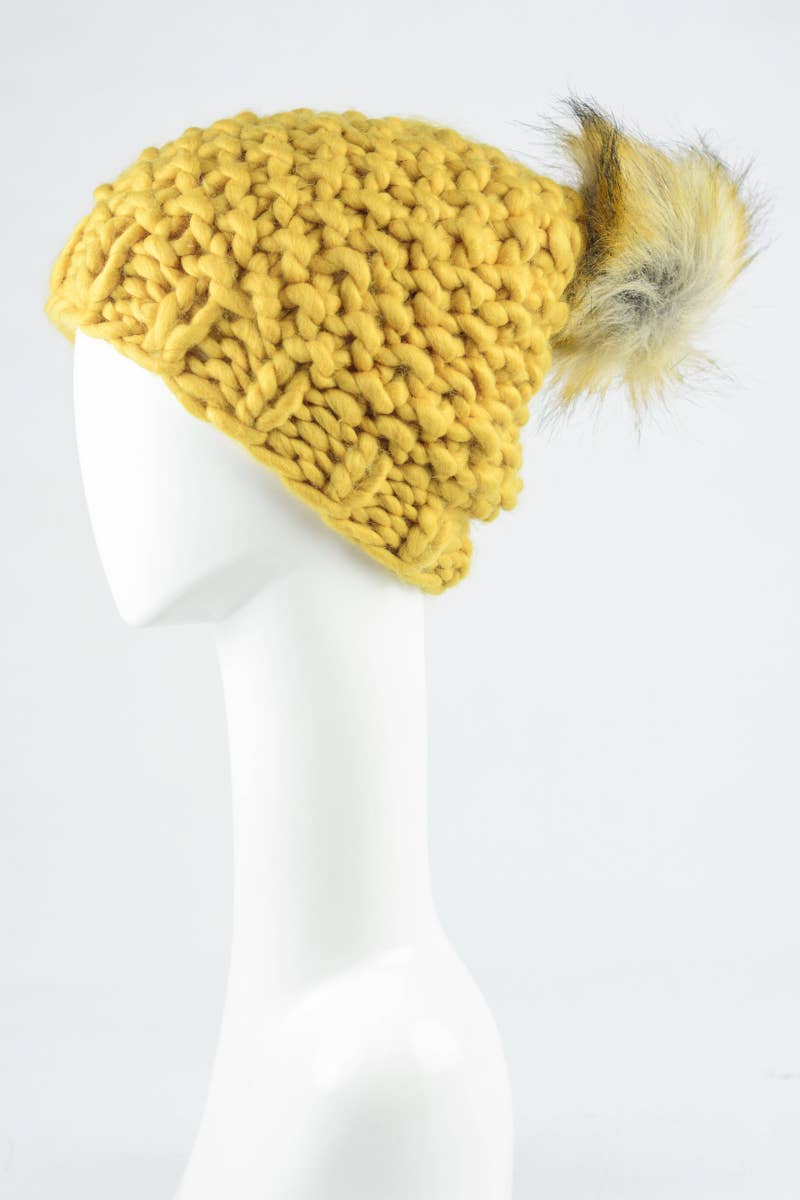 Leto Accessories - Wholesale Beanie - Women's - Best-Selling Oversize Chunky Pom Beanie 🧶5