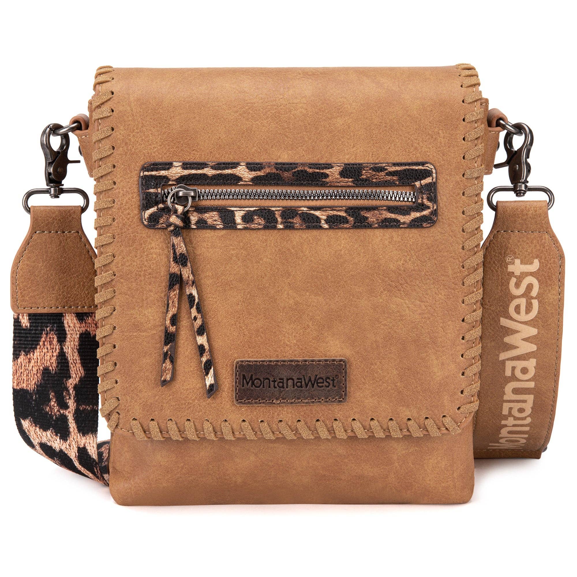 CandBBaby – Engroshandel Crossbodytaske - Dame – Montana West Crossbody-tasker til kvinder med to rum Western Crossbody-taske med printet guitarrem3