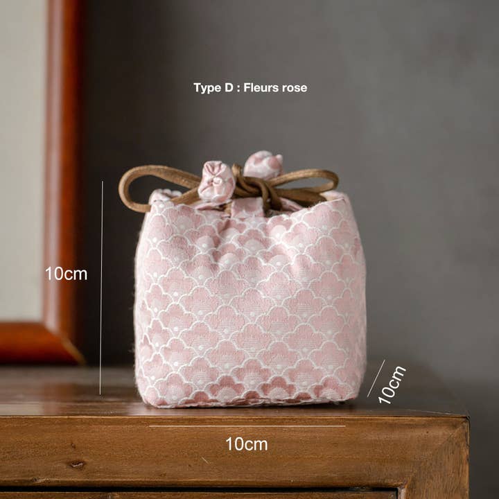 MinoCraft - Wholesale Pouch - Women's - brocade tea accessories storage bag3