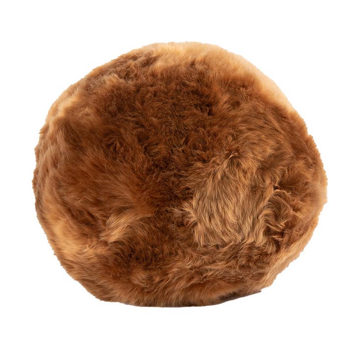 Fibre by Auskin USA - Wholesale Throw/Decorative Pillow - Long Wool Sheepskin Ball Cushion3