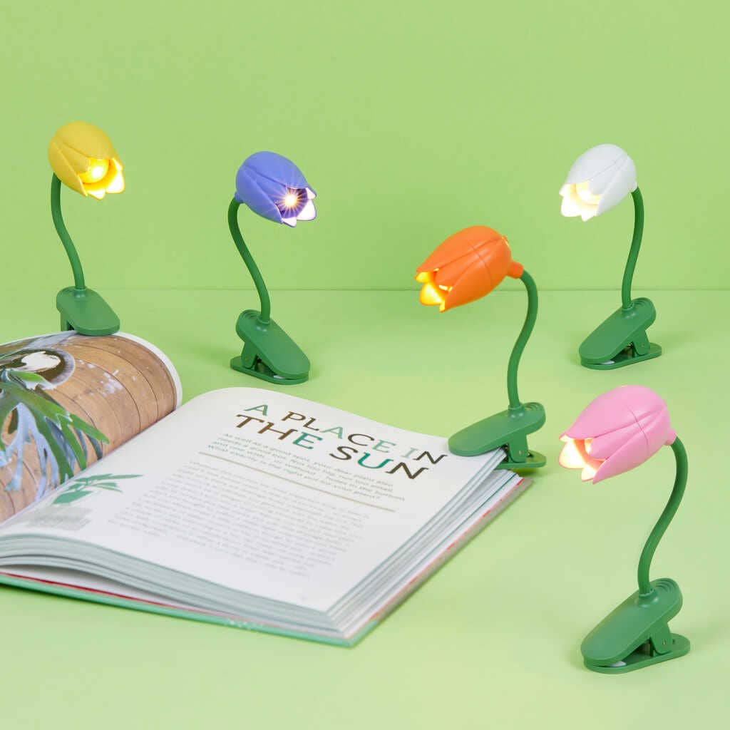 Balvi - Wholesale Booklight - Reading light, Tulip, display x20, 3xLR41, plastic1