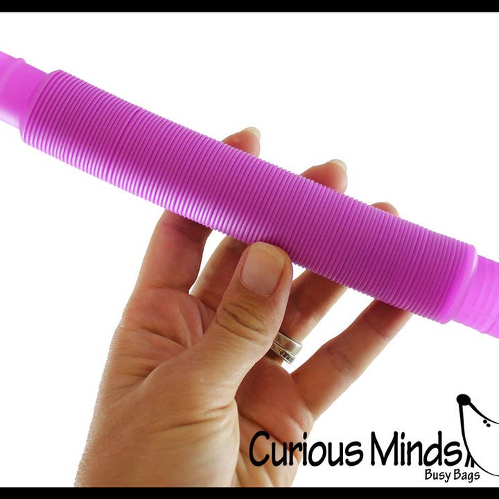 Curious Minds Toys - Wholesale Classic Toy - Kids - 1 Large Pull and Pop Snap Expanding Flexible Accordion Tube4