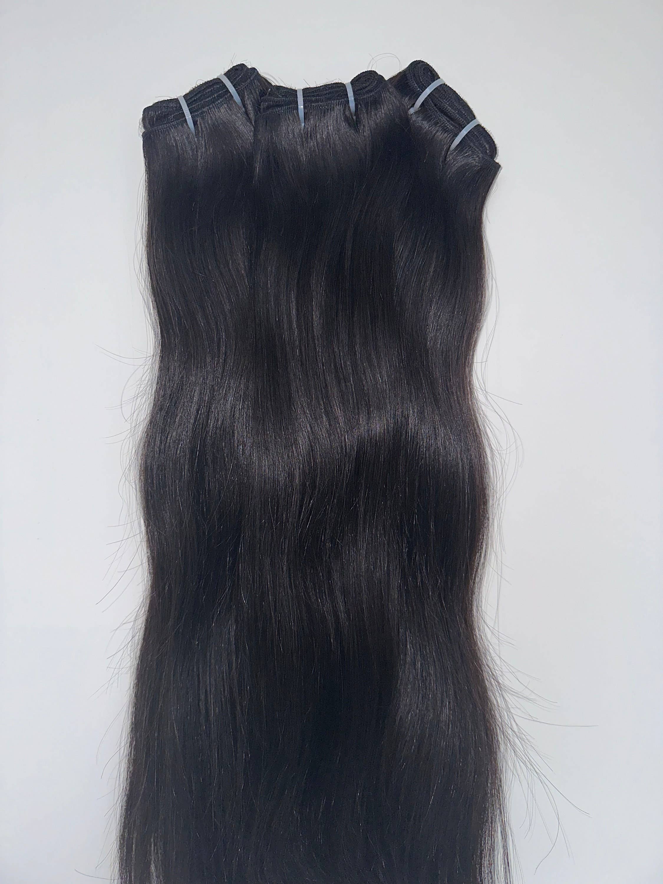 Gaurash Beauty Supply Inc. - Venta al por mayor Extensiones para el pelo - Paquetes de Cabello Humano Indio Virgen: Tejido Liso4