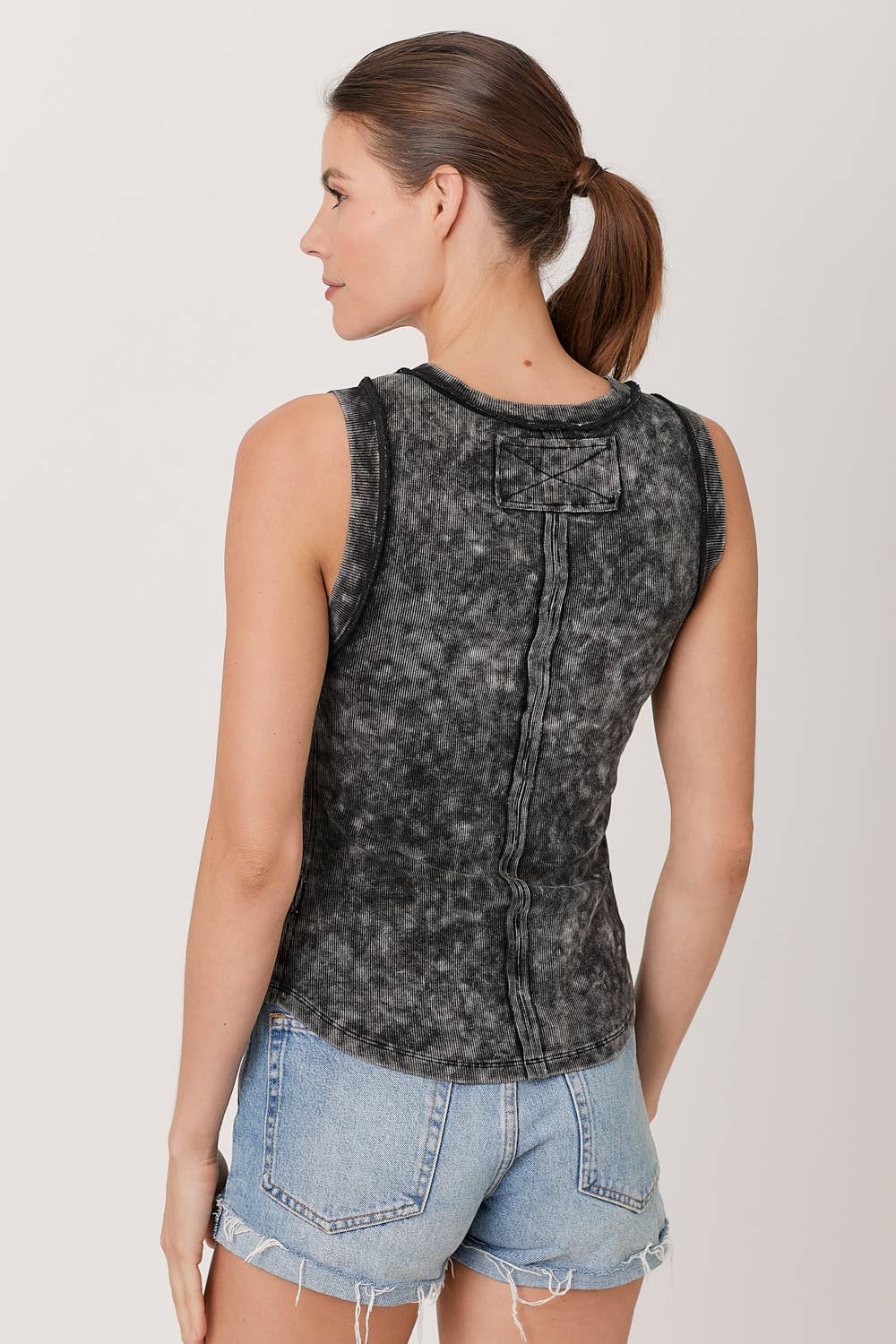 Mystree - Wholesale Tank Top - Women's - 60556 Exposed Seaming Ribbed Tank68