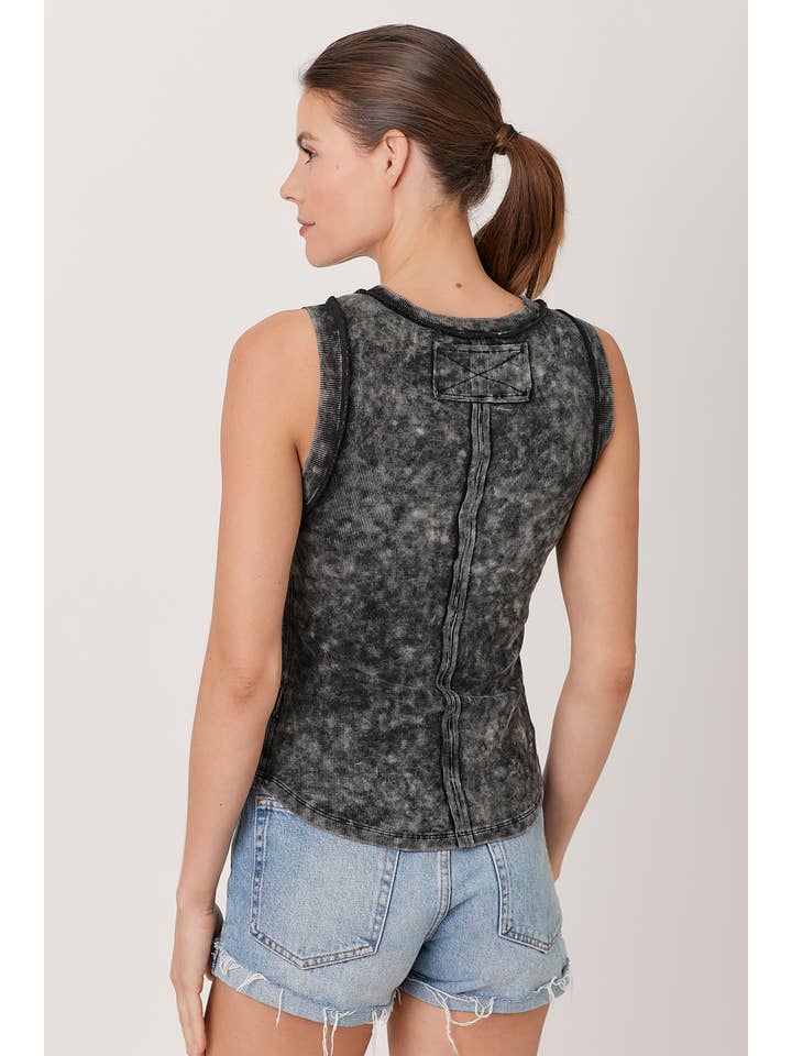 Mystree - Wholesale Tank Top - Women's - 60556 Exposed Seaming Ribbed Tank68