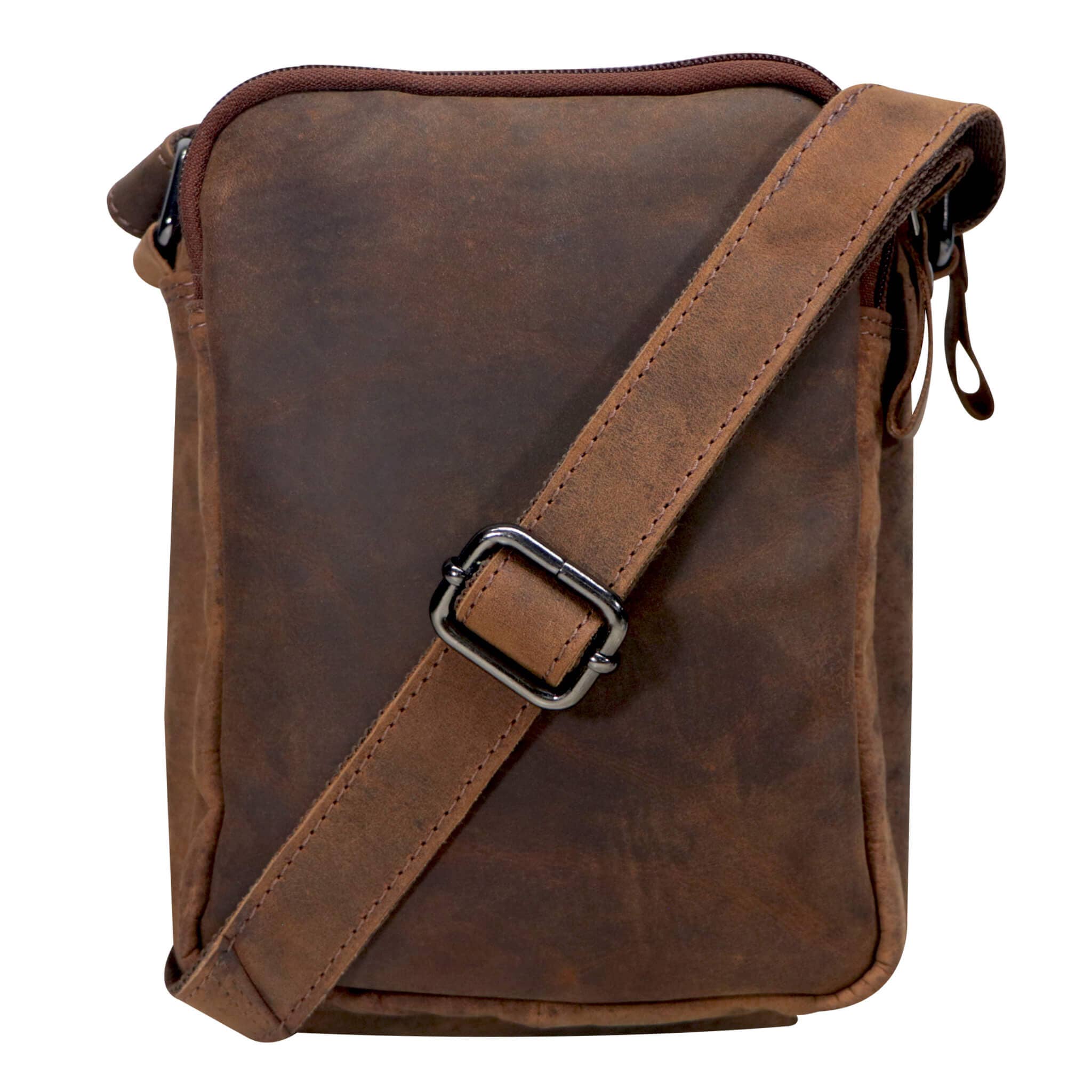 Greenwood – Engroshandel Crossbodytaske – unisex – Nili lille skuldertaske med flere rum Crossbody taske læder9