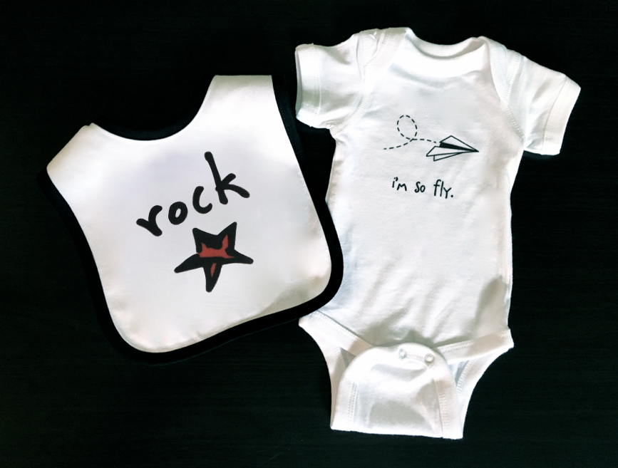 REMOVED BRAND - Wholesale Bib - Baby - Rock Star Baby Bib2