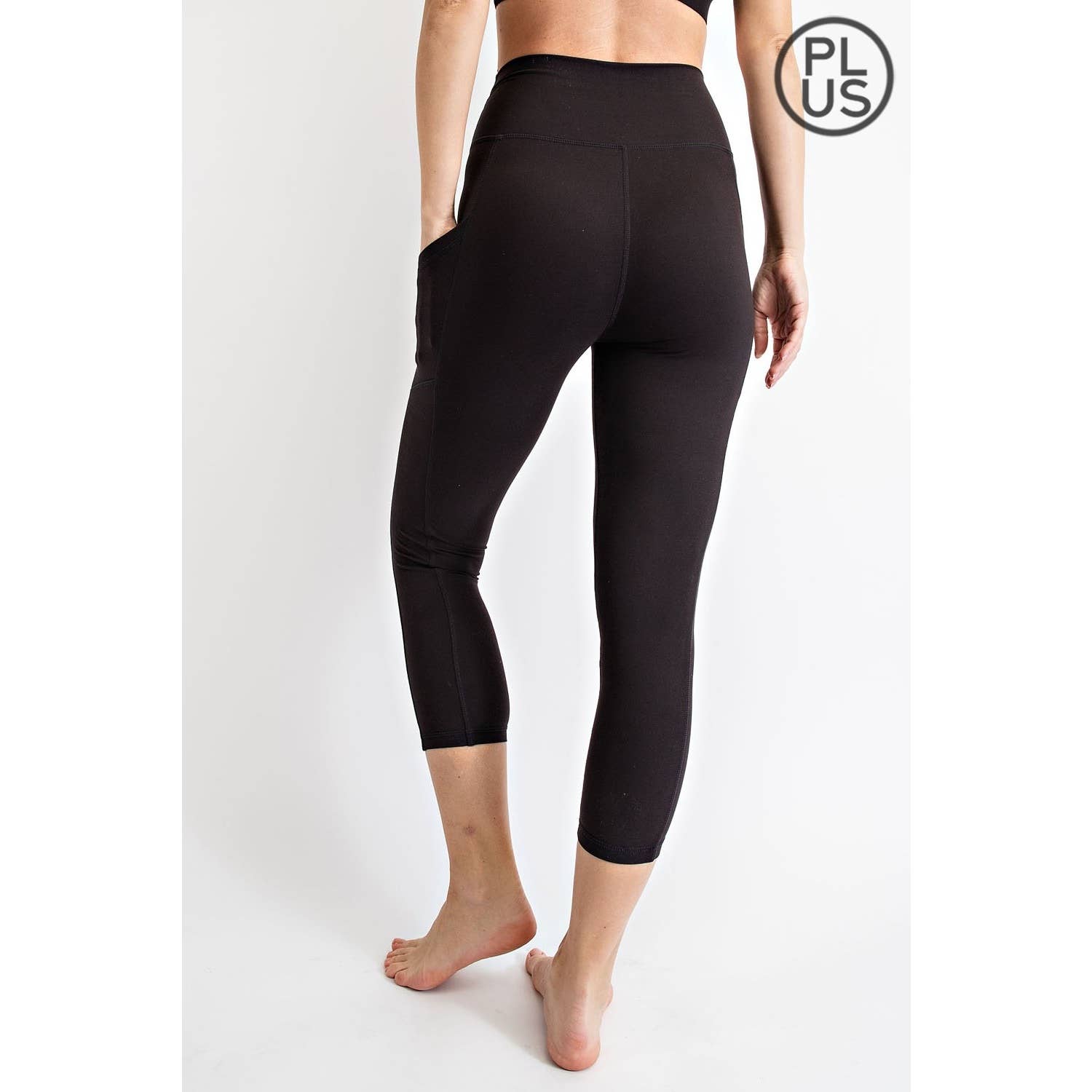 Rae Mode - Wholesale Athletic/Lounge Leggings - Women's - PLUS SIZE V WAIST CAPRI LENGTH LEGGINGS7