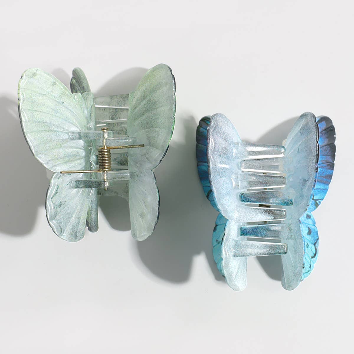 Tourtiwi – Clips para cabelo - Mulher por atacado – Garra de cabelo em forma de borboleta com gradiente de cor e personalidade doce6