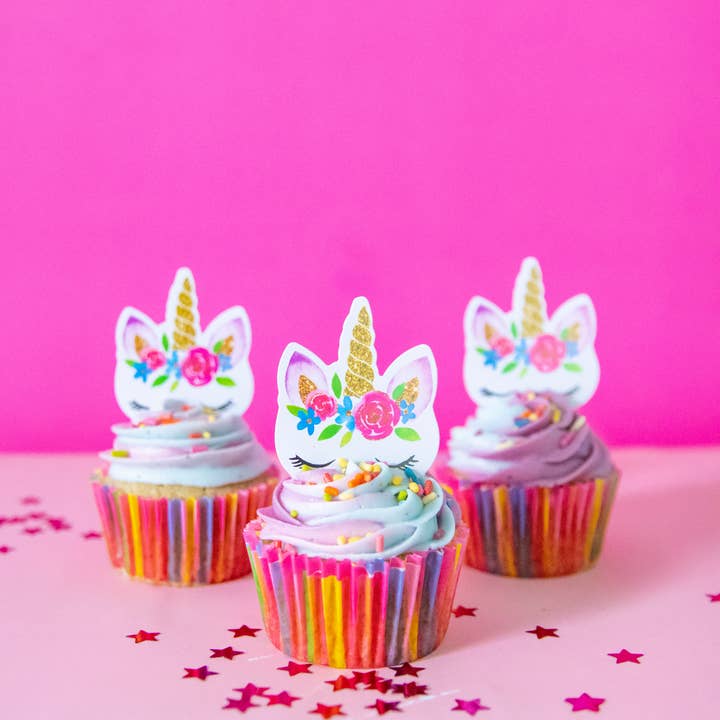 LillyBean Baking - Wholesale Cake Decorating Kit - Unicorn Cupcake Baking Kit (Vegan & Gluten-Free)