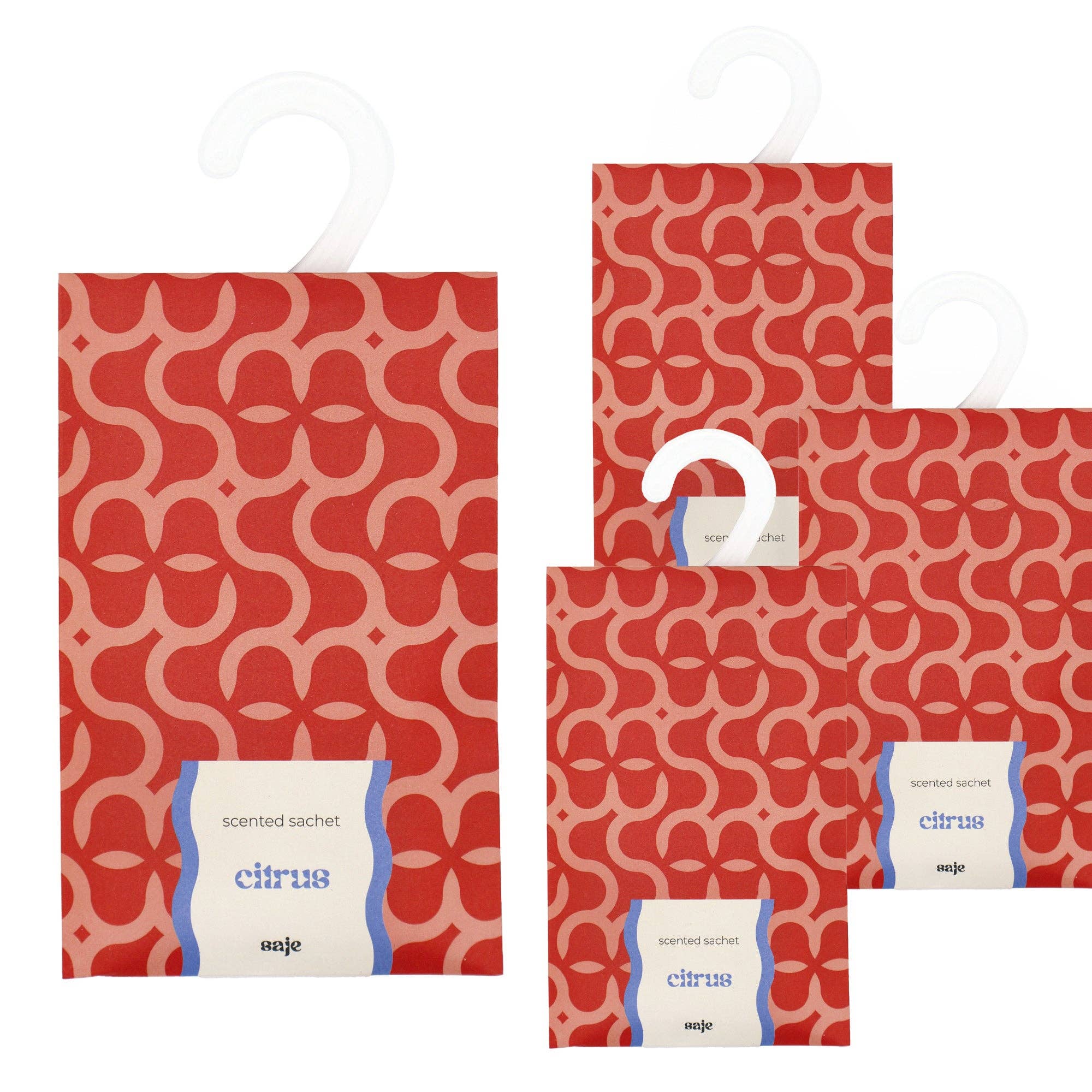 Robert Frederick Ltd – wholesale Sachet – Saje Scented Hanging Sachet - Set of 4 Citrus1