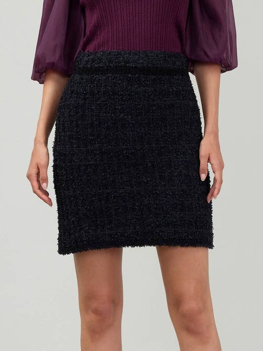 Mini-jupe en tweed pour la vente par Current Air