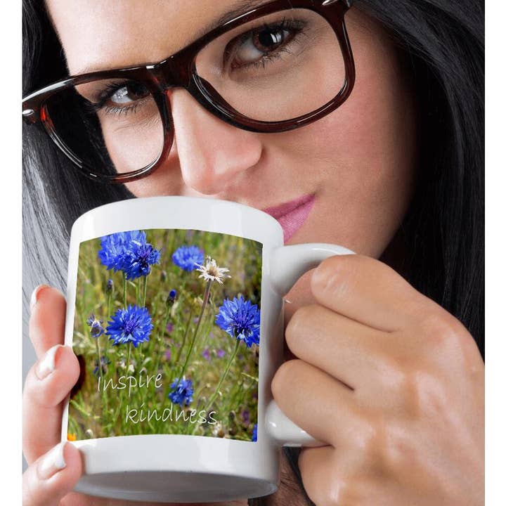 3dRose - Wholesale Coffee Mug - 3dRose, Inspirational Cornflowers, Mug9