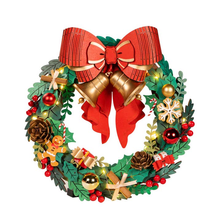 Christmas Wreath for wholesale by Robotime