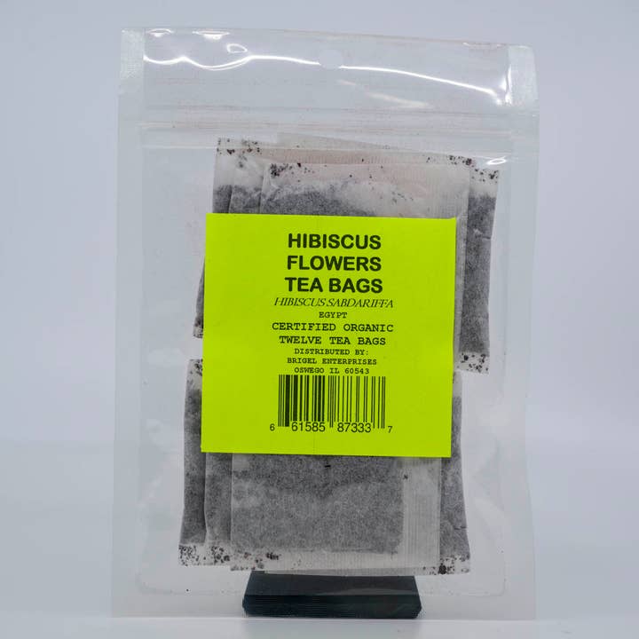 Hibiscus Flowers Tea Bags for wholesale by Brigel Enterprises