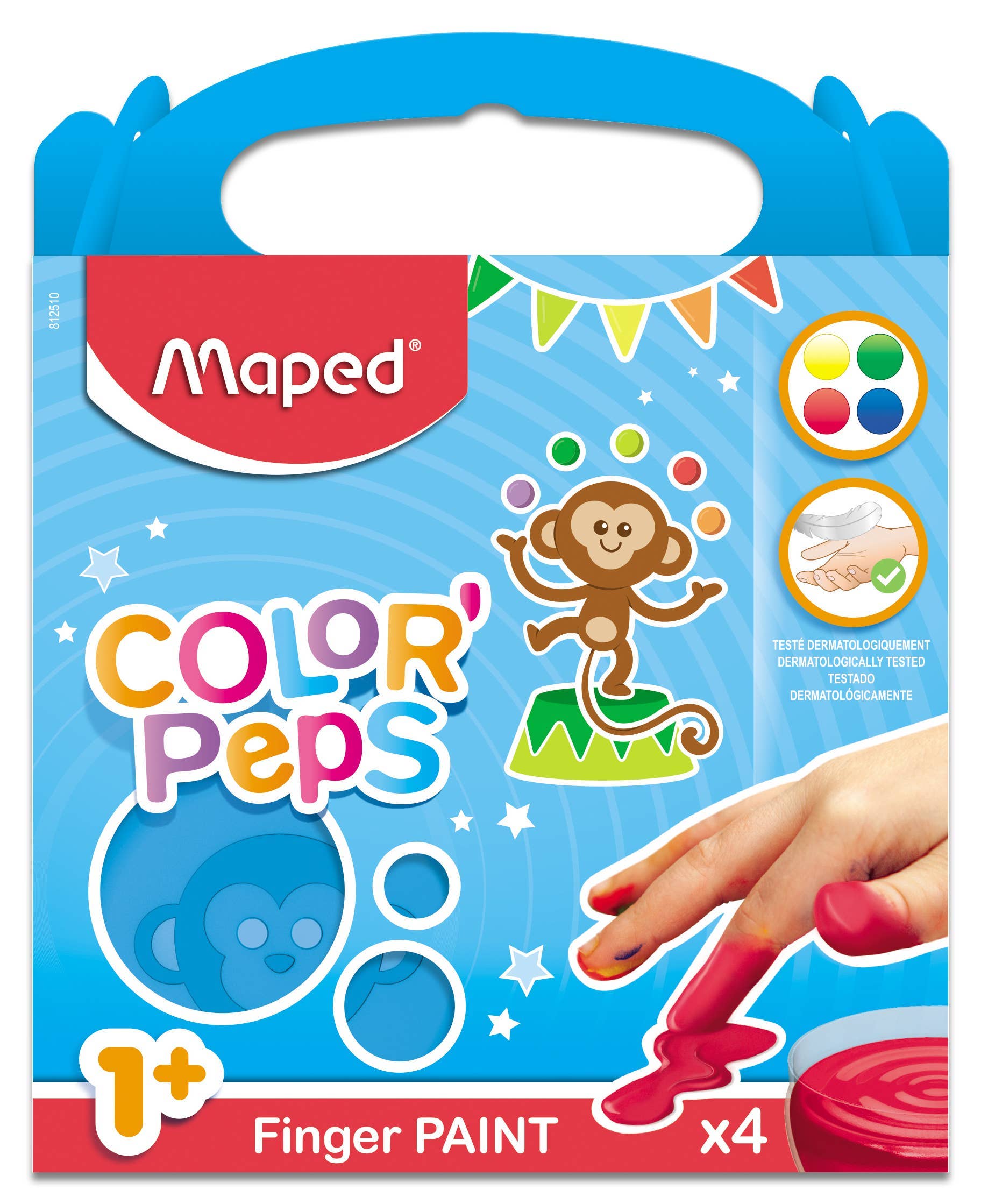 Janod - Wholesale Finger Paint - Color'Peps My First Premium Finger Paint x43