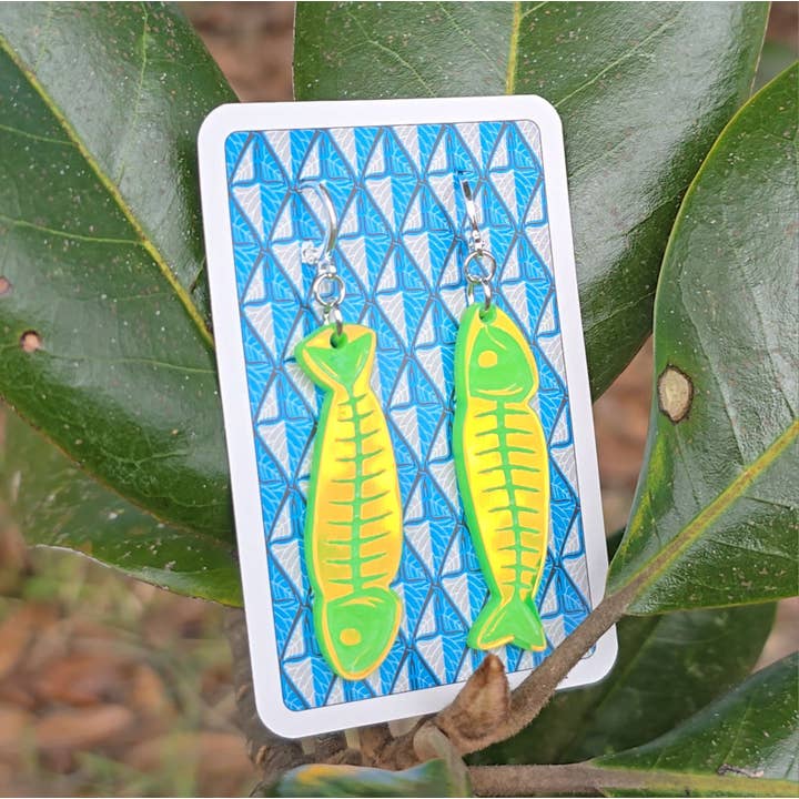 Fishbone Earrings for wholesale by CreepyMeat