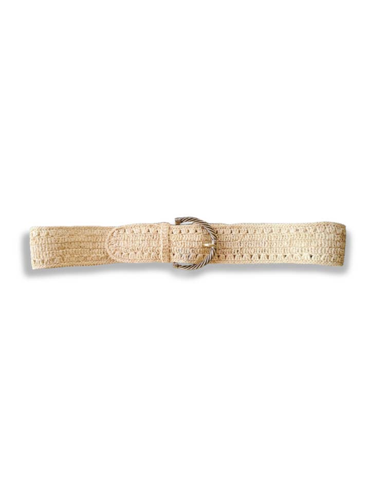 Iris ceinture raphia pour la vente par Sanabay