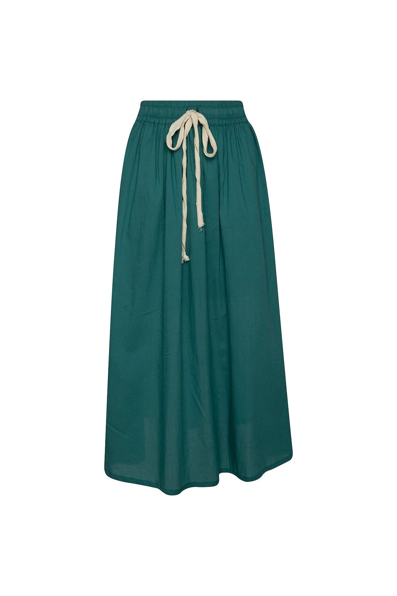 The Tuli  Drawstring Skirt - Dusty Green for wholesale on Faire0