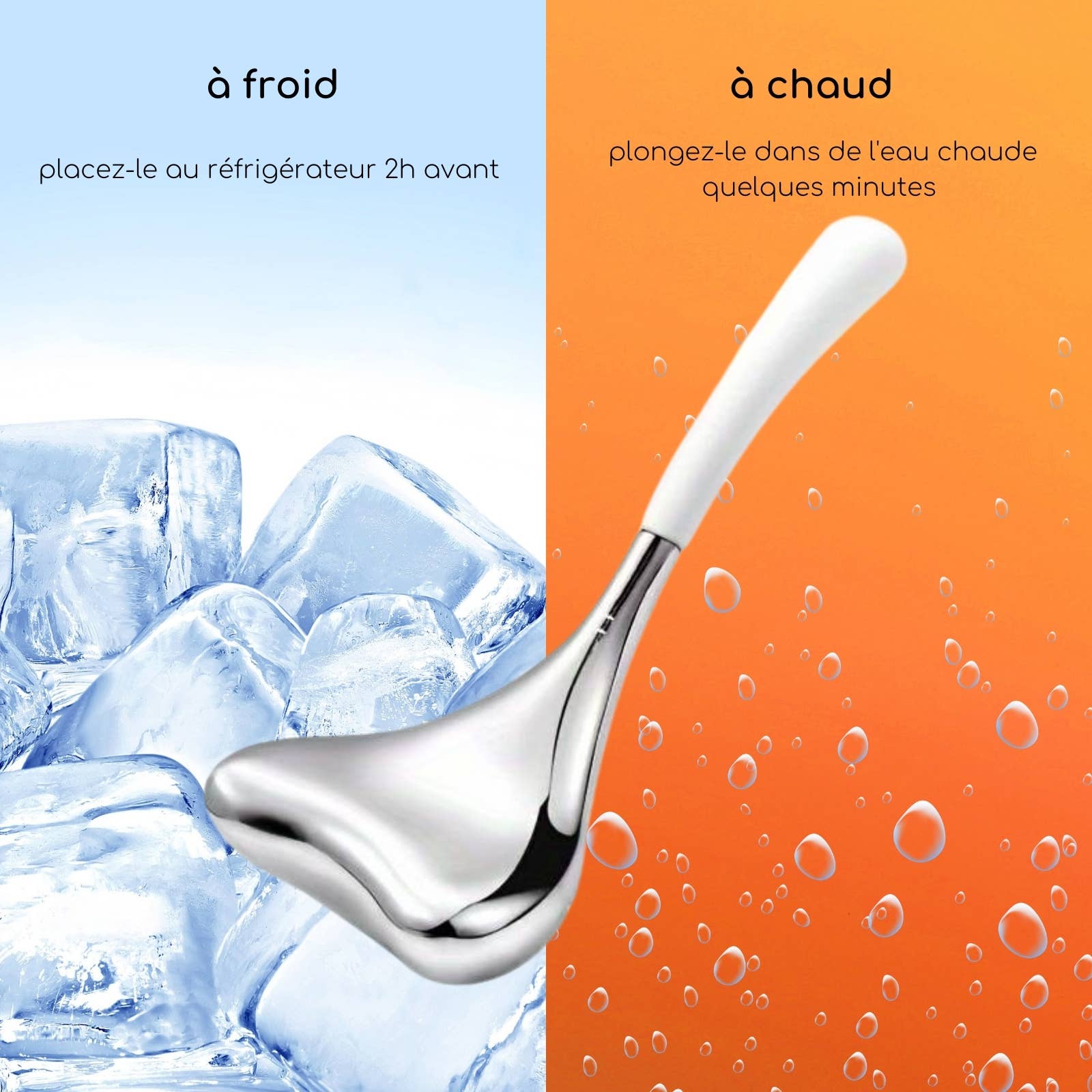 Zen'Arôme - Vente Gua Shas - Cuillère Massage GuaSha Cryo Spoon Accessoire Cryothérapie11