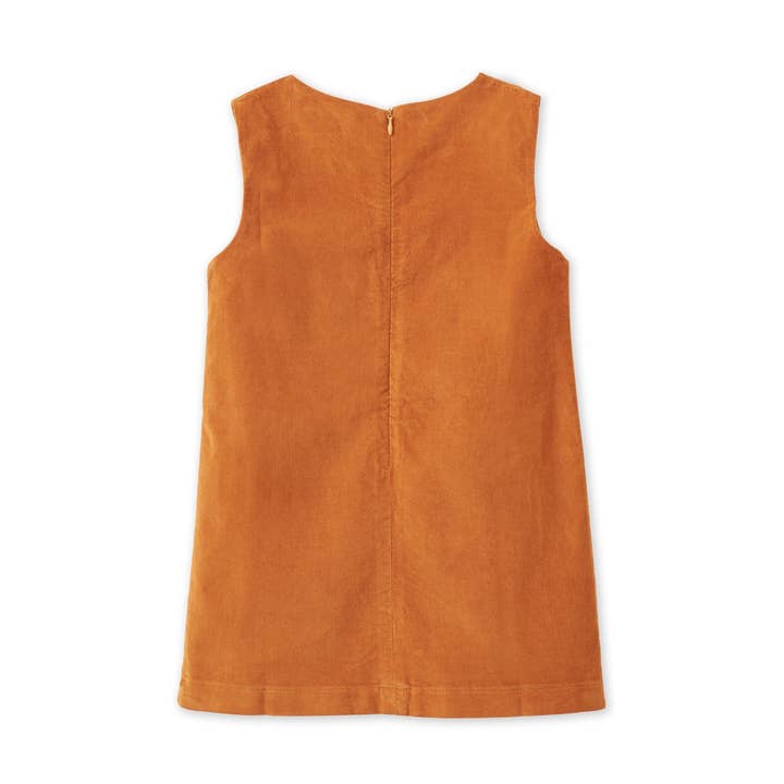 Ekologisk bomullsklänning i sammet för wholesale av Vild - House Of Little