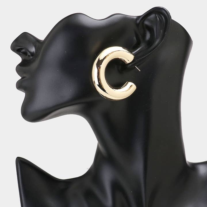 Sensibling Corp. - Wholesale Hoop Earrings - Thick Hoop Earrings