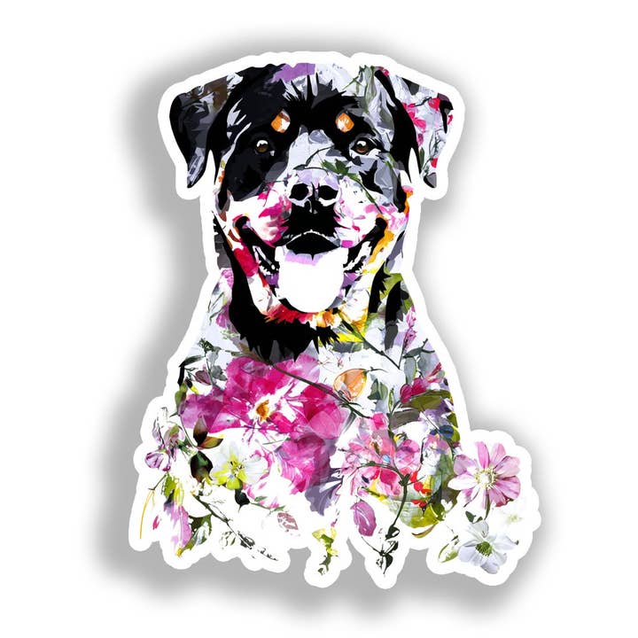 Rottweiler Dog Decal Sticker # A018045 for wholesale by Yoonek Graphics
