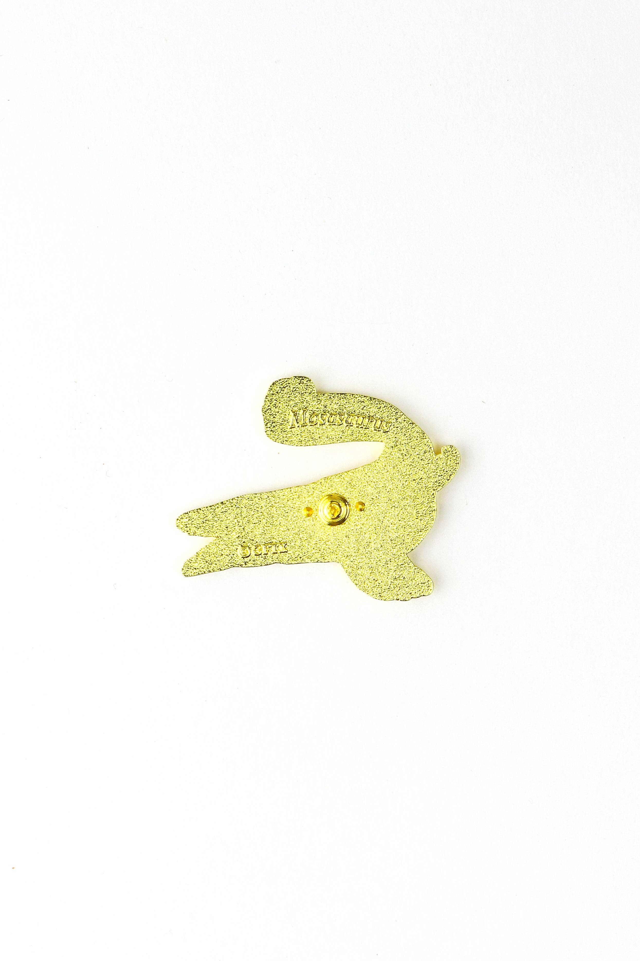 Stemcell Science Shop - Wholesale Lapel Pin/Button - Mosasaurus Enamel Pin (Mosasaurus hoffmanni)1