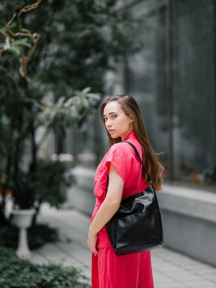 Bolso de piel suave - Bolso de piel para uso diario - Leather Shoul para venta al por mayor de Bagster