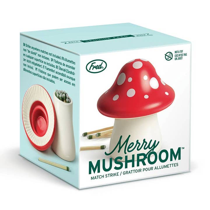 Merry Mushroom - Match Strike for wholesale by Fred & Friends