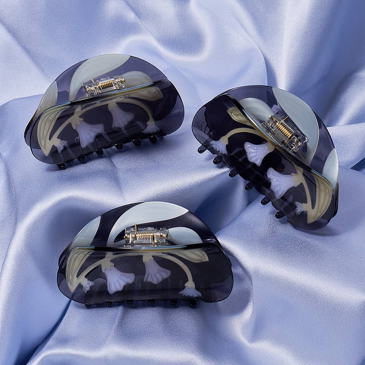 WINONA IRENE - Wholesale Hair Accessories Set - Women's - Moonflower Vine Women's Acetate Hair Claw Accessory3