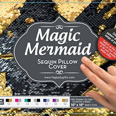 Magic Havfrue Sequin Hjem Dekorative Pudebetræk for engroshandel hos Izzy & Roo