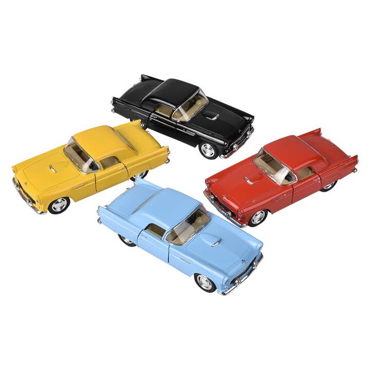 La Luna Bella - Toys – wholesale Toy car/truck – Child – 5" Diecast Pull Back 1955 Ford Thunderbird - LLB Toys