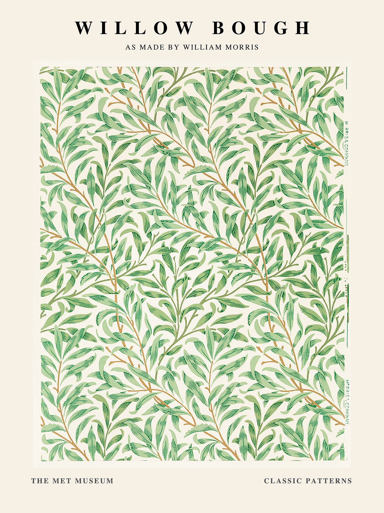 Esque - Wholesale Poster - Poster by William Morris - Willow Bough - 30x40 cm1