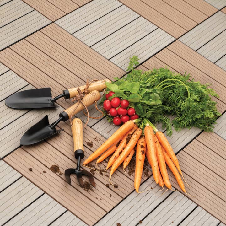 Laguiole - Venta al por mayor Herramientas de jardín - Laguiole Set de 3 Herramientas de Jardinería + Caja de Almacenamiento
