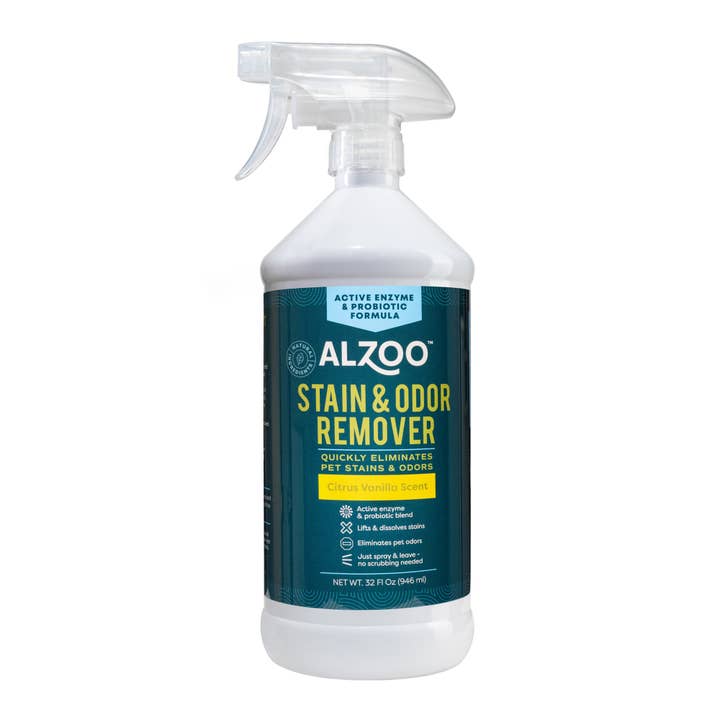 ALZOO Enzyme Stain & Odor Remover Citrus Vanilla, 32oz for wholesale by ALZOO
