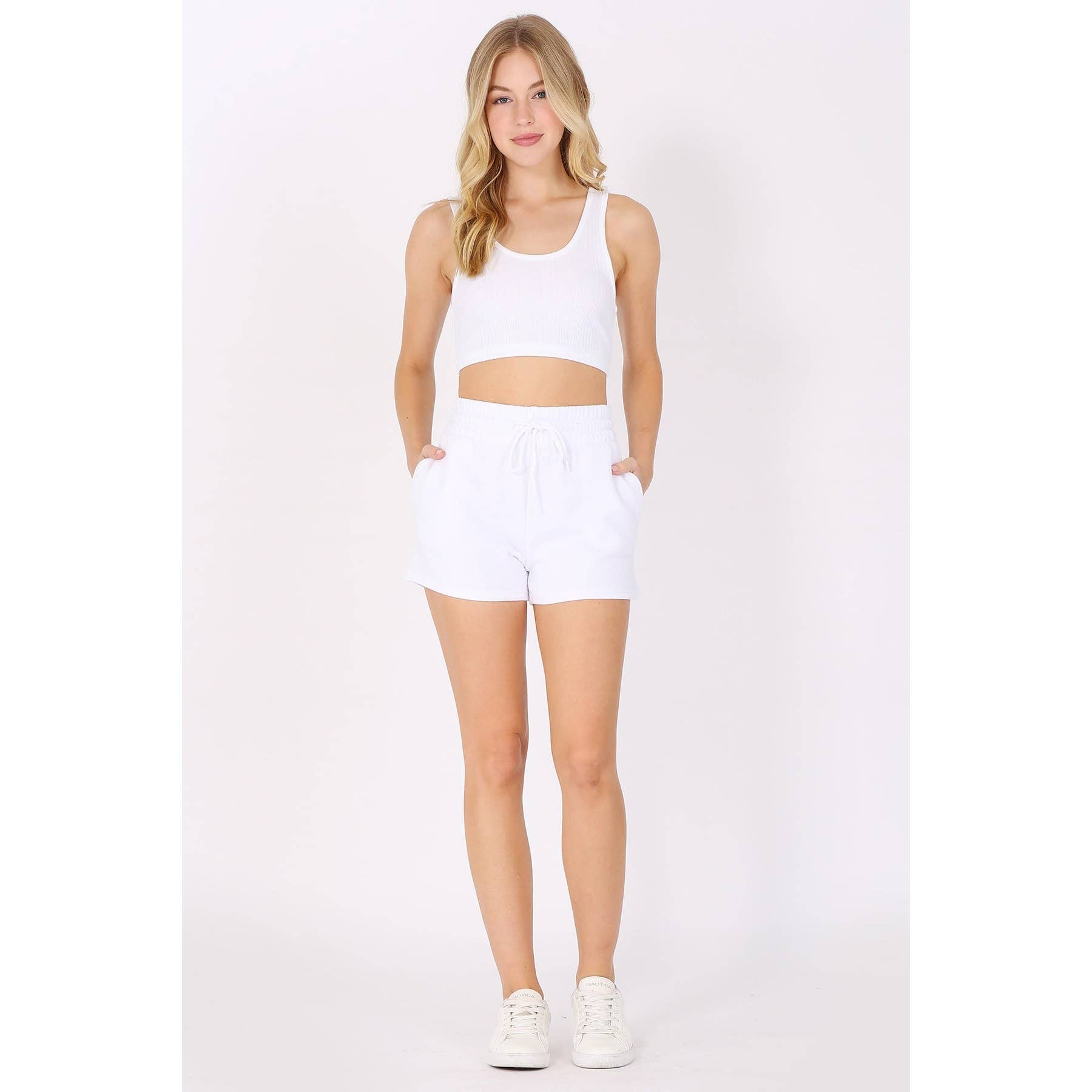 UP CLOTHING - Wholesale Shorts – Women’s - Solid Fleece Lounge Sweat Shorts18
