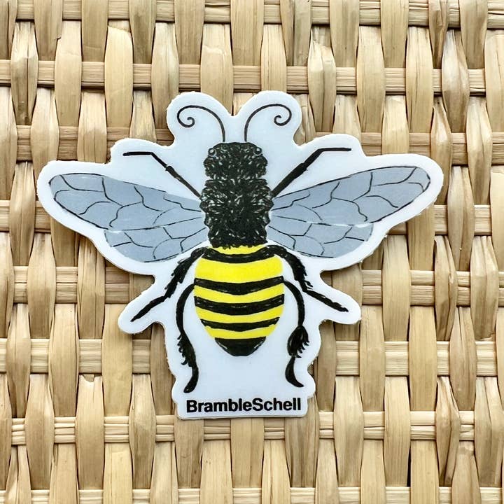 Bramble Schell Studio - Wholesale Sticker - Honeybee Vinyl Sticker2