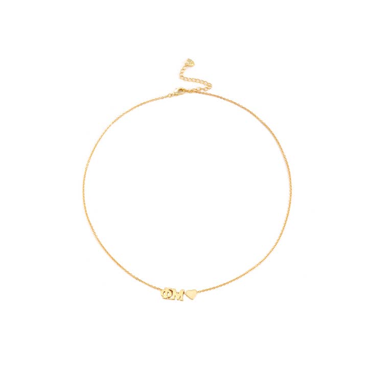 Color Shout – wholesale Pendant/charm necklace – N202 PM-Phi Mu Heart Necklace2