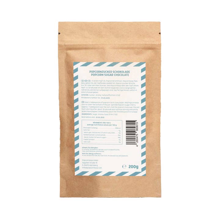 Popcornloop - Venta al por mayor Azúcar - Palomitas de maíz y algodón de azúcar y cereza 200g1