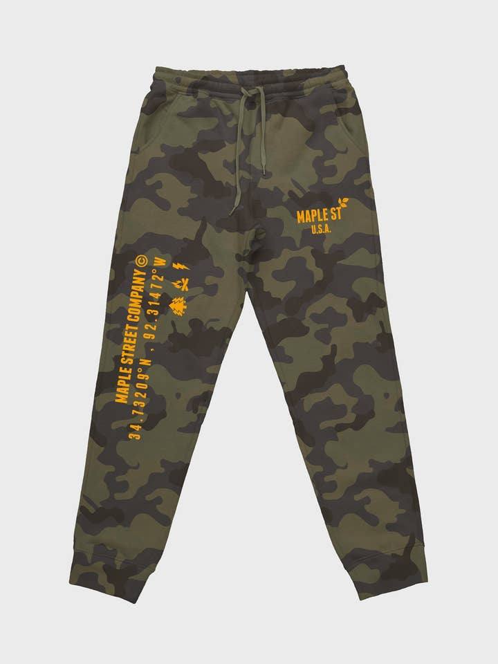 Foundation Sweatpants (Camo) for wholesale by Maple St Co