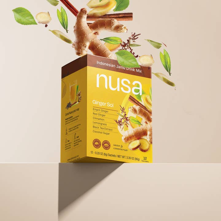 Ginger Sol - Instant Herbal Drink Mix 12ct and other Purchase Wholesale konter pulsa. Free Returns & Net 60 Terms on Faire trending on Faire.