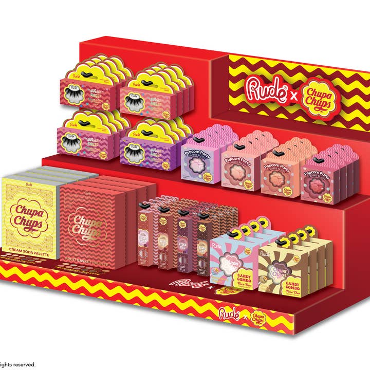 Chupa Chups Display Set A for wholesale by Rude Cosmetics