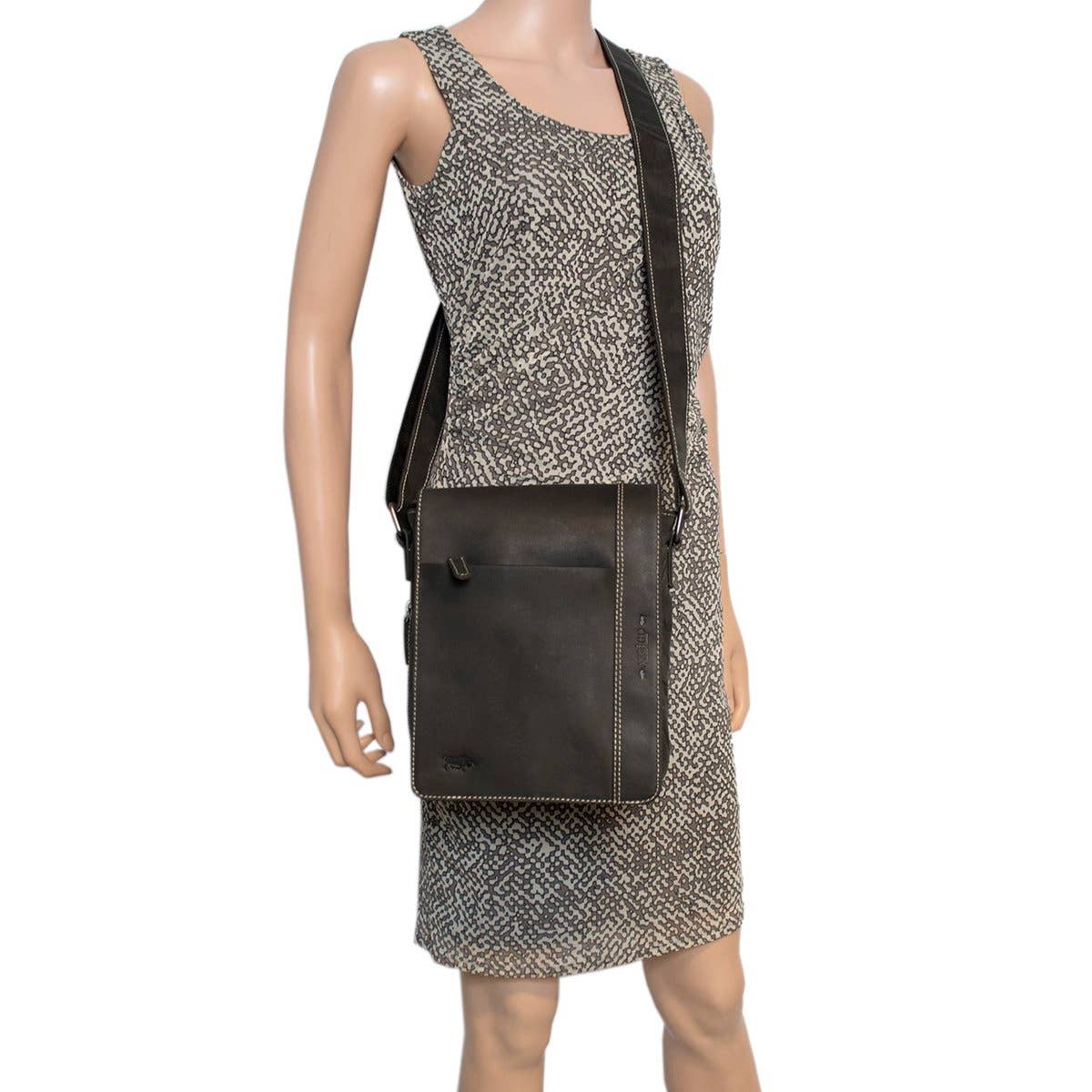 Arrigo – Großhandel Schultertasche – Unisex – Arrigo Schultertasche aus Büffelleder für Damen und Herren – 3 Farben6