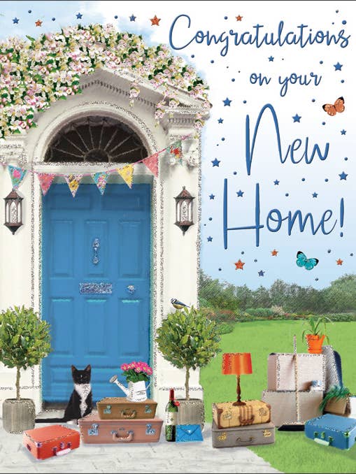 New Home Card, New Home, Front Door for wholesale by Piccadilly Greetings