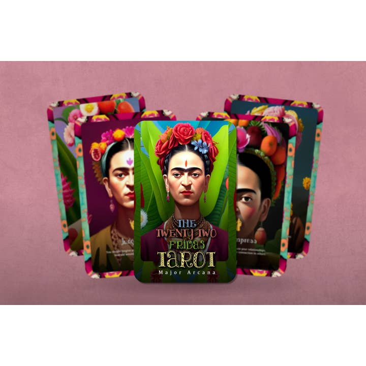 IBIZA TAROT - Vendita all'ingrosso Tarocchi - Twenty Two Fridas Tarot - Major Arcano - 22 illustrazioni ispirate a Frida Khalo2