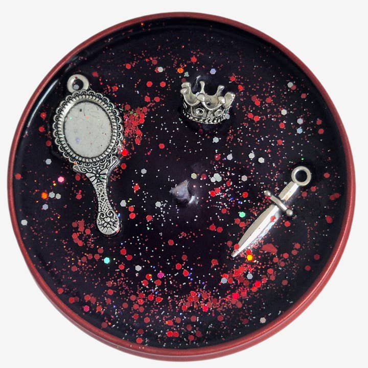 Snow White Evil Queen Candle Apple Tin Gothic Fantasy Decor and other Purchase Wholesale sparkle candle. Free Returns & Net 60 Terms on Faire trending on Faire.