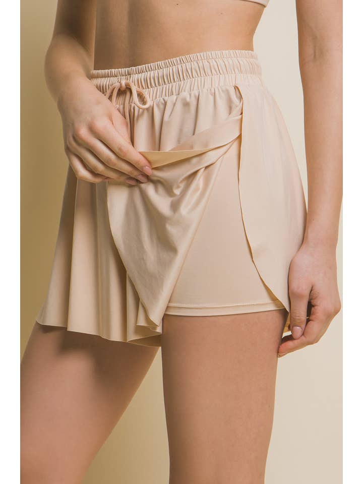 42POPS - Wholesale Skort - Women's - `.Two In One Drawstring Tennis Skort15