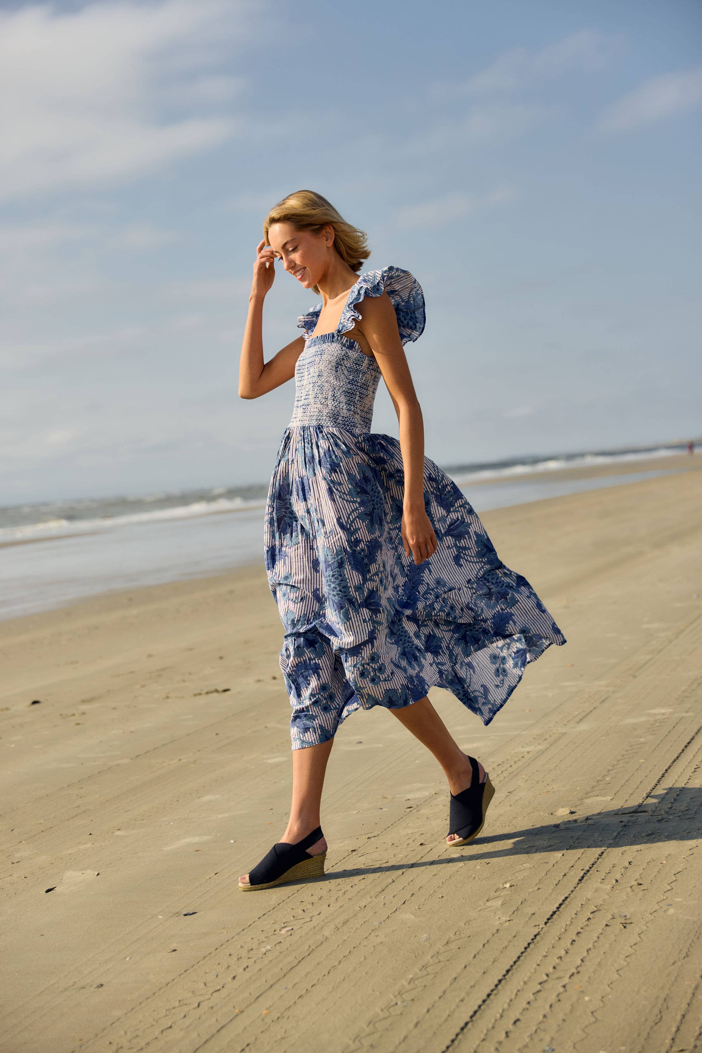 Charleston Shoe Co. - Wholesale Sandals - Women's - Elizabeth Spring 25 - Peep Toe Sling Back Wedge/Sandal4