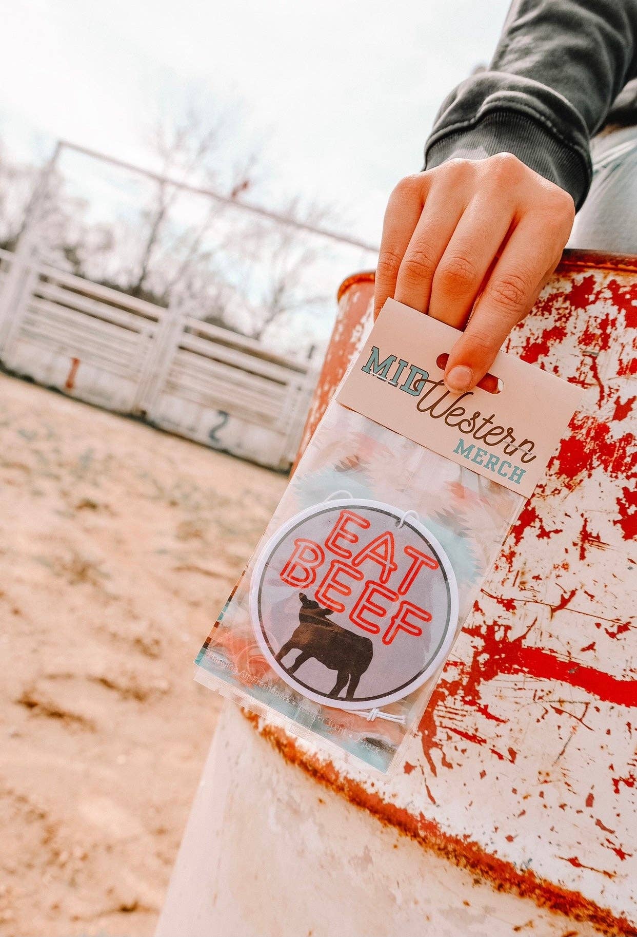 The Front Porch Label - Wholesale Car Freshener - Women's - Eat Beef Air Freshener1